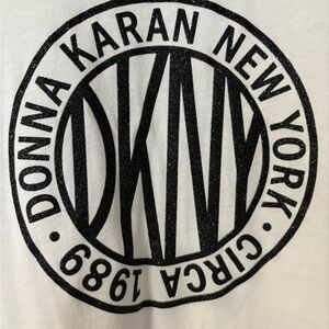 DKNY White Tee with Graphic